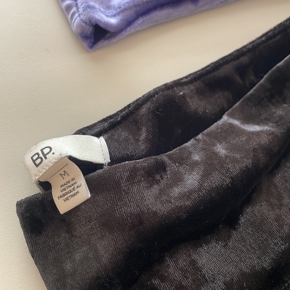 Nordstrom BP Crushed Velvet Lightweight Kick Flare Pants - Picture 2 of 5